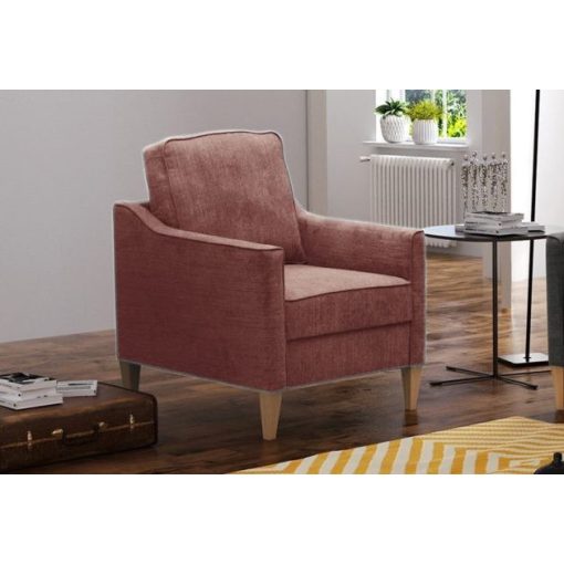 Minimál fotel - bordó színű