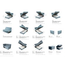 Nagykanizsa sarokkanapé - jobbos 270 cm X 189 cm