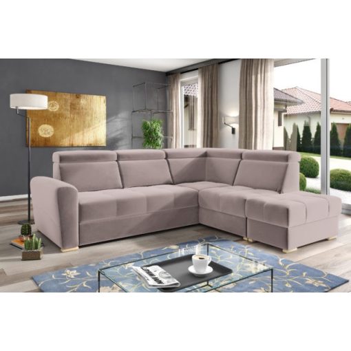 Nagykanizsa sarokkanapé puffal - jobbos 274 cm X 231 cm