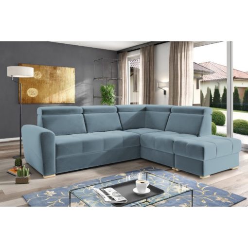 Nagykanizsa sarokkanapé puffal - jobbos 274 cm X 231 cm