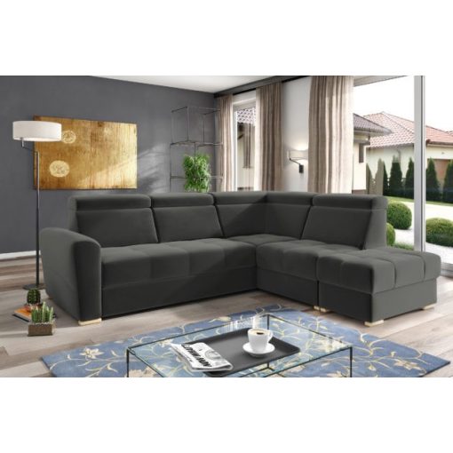 Nagykanizsa sarokkanapé puffal - jobbos 274 cm X 231 cm