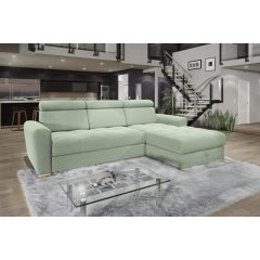   Nagykanizsa sarokülő - jobbos 270 cm X 189 cm - világoszöld színben