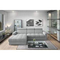   Nagykanizsa sarokülő - balos 295 cm X 189 cm - szürke színben