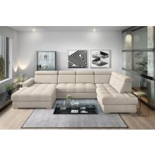 Nagykanizsa U-alakú sarokgarnitúra - jobbos 189 cm X  349 cm X 210 cm