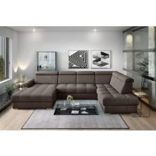 Nagykanizsa U-alakú sarokgarnitúra - jobbos 189 cm X  349 cm X 210 cm