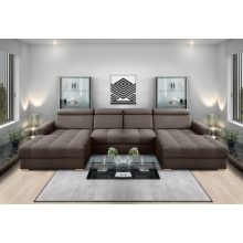 Nagykanizsa U-alakú sarokkanapé - balos 189 cm X  395 cm X 189 cm