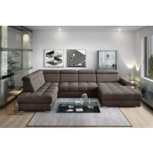 Nagykanizsa U-form sarokülő - balos 210 cm X  374 cm X 189 cm