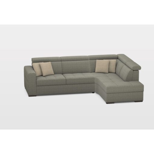 Nápoly ágyazható sarokgarnitúra 296 cm X 211 cm - nyitható tárolóval -jobbos