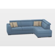 Nápoly ágyazható sarokgarnitúra 296 cm X 211 cm - nyitható tárolóval -jobbos