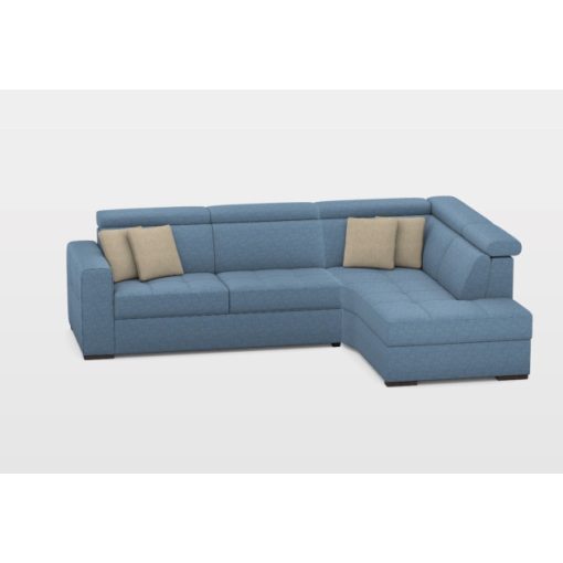 Nápoly ágyazható sarokgarnitúra 296 cm X 211 cm - nyitható tárolóval -jobbos