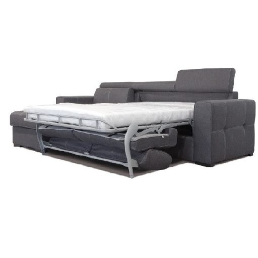 Nápoly ágyazható sarokgarnitúra 190 cm X 288 cm - nyitható tárolóval - balos