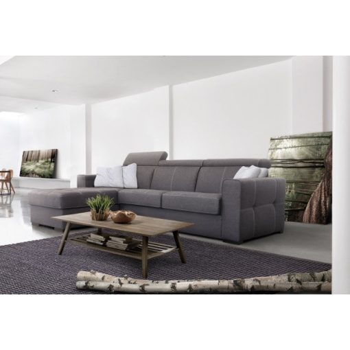 Nápoly ágyazható sarokgarnitúra 190 cm X 288 cm - nyitható tárolóval - balos