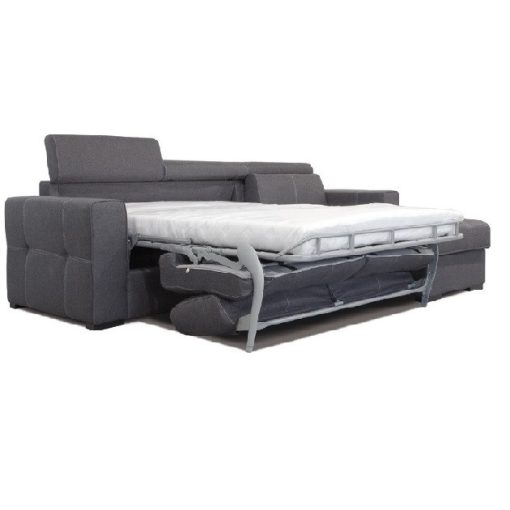 Nápoly ágyazható sarokgarnitúra 308 cm X 190 cm - nyitható tárolóval - jobbos