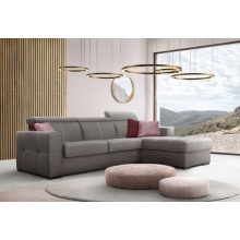 Nápoly ágyazható sarokgarnitúra 308 cm X 190 cm - nyitható tárolóval - jobbos