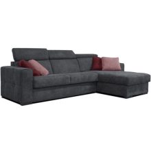 Nápoly ágyazható sarokgarnitúra 308 cm X 190 cm - nyitható tárolóval - jobbos