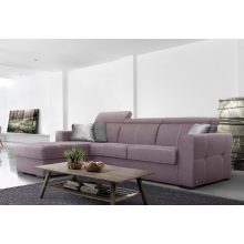 Nápoly ágyazható sarokgarnitúra 190 cm X 308 cm - nyitható tárolóval - balos