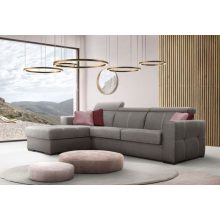 Nápoly ágyazható sarokgarnitúra 190 cm X 308 cm - nyitható tárolóval - balos