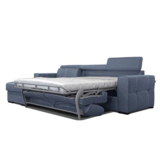 Nápoly ágyazható sarokgarnitúra 190 cm X 308 cm - nyitható tárolóval - balos