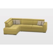 Nápoly ágyazható sarokgarnitúra 211 cm X 316 cm - nyitható tárolóval - balos