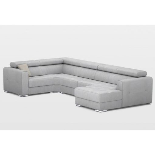 New U-form motoros relax sarokkanapé - 216 cm X 371 cm X 170 cm - jobbos