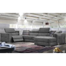 New U-form motoros relax sarokkanapé - 216 cm X 371 cm X 170 cm - jobbos