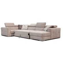 New U-form ágyazható, ágyneműtartós motoros relax sarokkanapé - 216 cm X 371 cm X 170 cm - jobbos