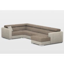 New U-form ágyazható, ágyneműtartós motoros relax sarokkanapé - 216 cm X 371 cm X 170 cm - jobbos