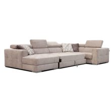 New U-form ágyazható, ágyneműtartós motoros relax sarokkanapé - 170 cm X 371 X 216 cm - balos