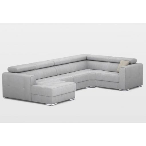 New U-form ágyazható, ágyneműtartós motoros relax sarokkanapé - 170 cm X 371 X 216 cm - balos