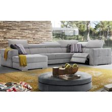 New U-form motoros relax sarokkanapé - 170 cm X 371 X 216 cm - balos