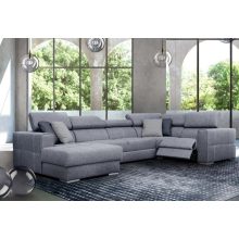 New U-form motoros relax sarokkanapé - 170 cm X 371 X 216 cm - balos