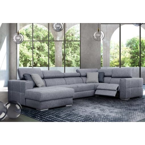 New U-form motoros relax sarokkanapé - 170 cm X 371 X 216 cm - balos