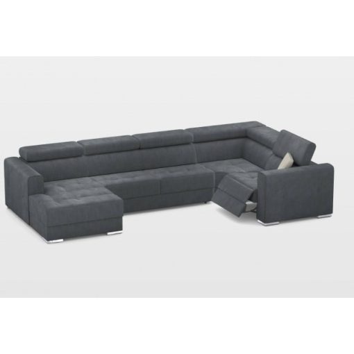 New U-form motoros relax sarokkanapé - 170 cm X 371 X 216 cm - balos