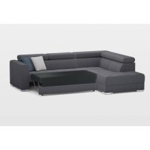 New ágyazható sarokgarnitúra 288 cm X 226 cm (Simple System) - jobbos