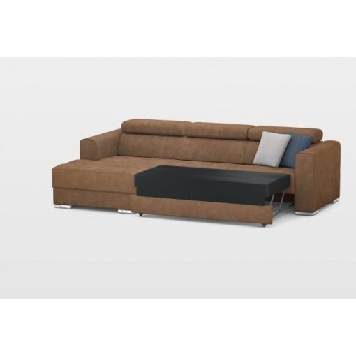 New ágyazható sarokgarnitúra 170 cm X 280 cm (Simple System) - ágyneműtartós -balos