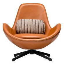 Nor design fotel - fekete alap