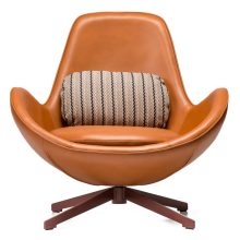Nor design fotel - barna alap