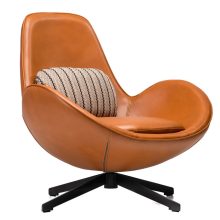 Nor design fotel - fekete alap