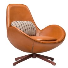 Nor design fotel - barna alap