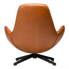 Nor design fotel - fekete alap