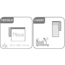 Príma ágyazható sarokgarnitúra 254 cm X 190 cm - nyitható tárolóval -jobbos