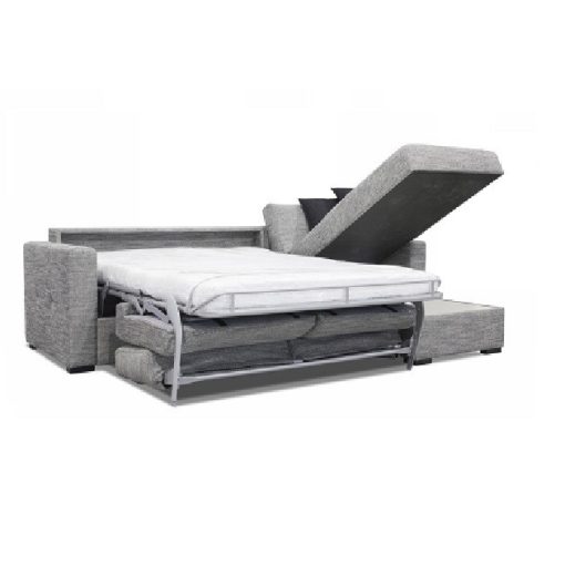 Príma ágyazható sarokgarnitúra 274 cm X 190 cm - nyitható tárolóval - jobbos