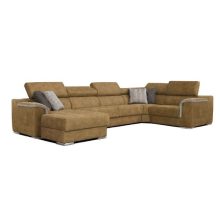 Prince U-alakú motoros relax sarokgarnitúra - 170 cm X 374 X 219 cm - balos