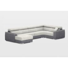 Prince U-alakú motoros relax sarokgarnitúra - 170 cm X 374 X 219 cm - balos