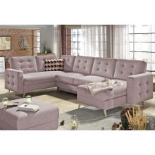 Skandi U-alakú sarokgarnitúra - jobbos