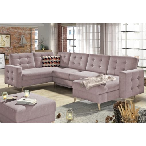 Skandi U-alakú sarokgarnitúra - jobbos