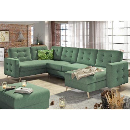 Skandi U-alakú sarokgarnitúra - jobbos