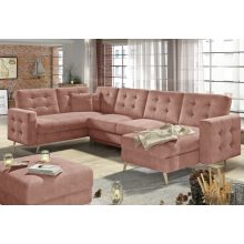 Skandi U-alakú sarokgarnitúra - jobbos