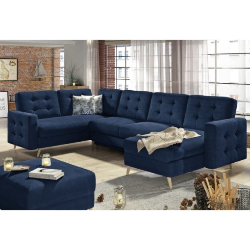 Skandi U-alakú sarokgarnitúra - jobbos