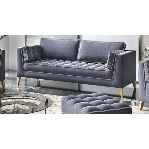 Skandináv kanapé 3 személyes - kék színben